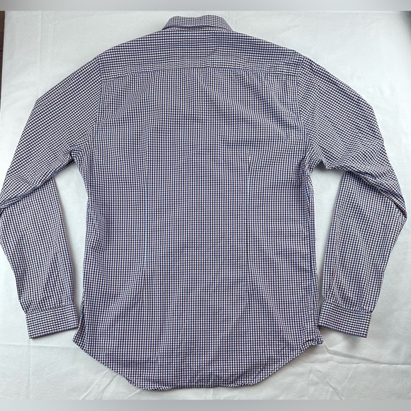 Zara Man Slim Fit Long Sleeve Checkered Shirt - Picture 7 of 10
